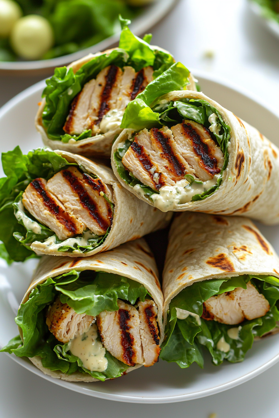 Best Chicken Caesar Wrap