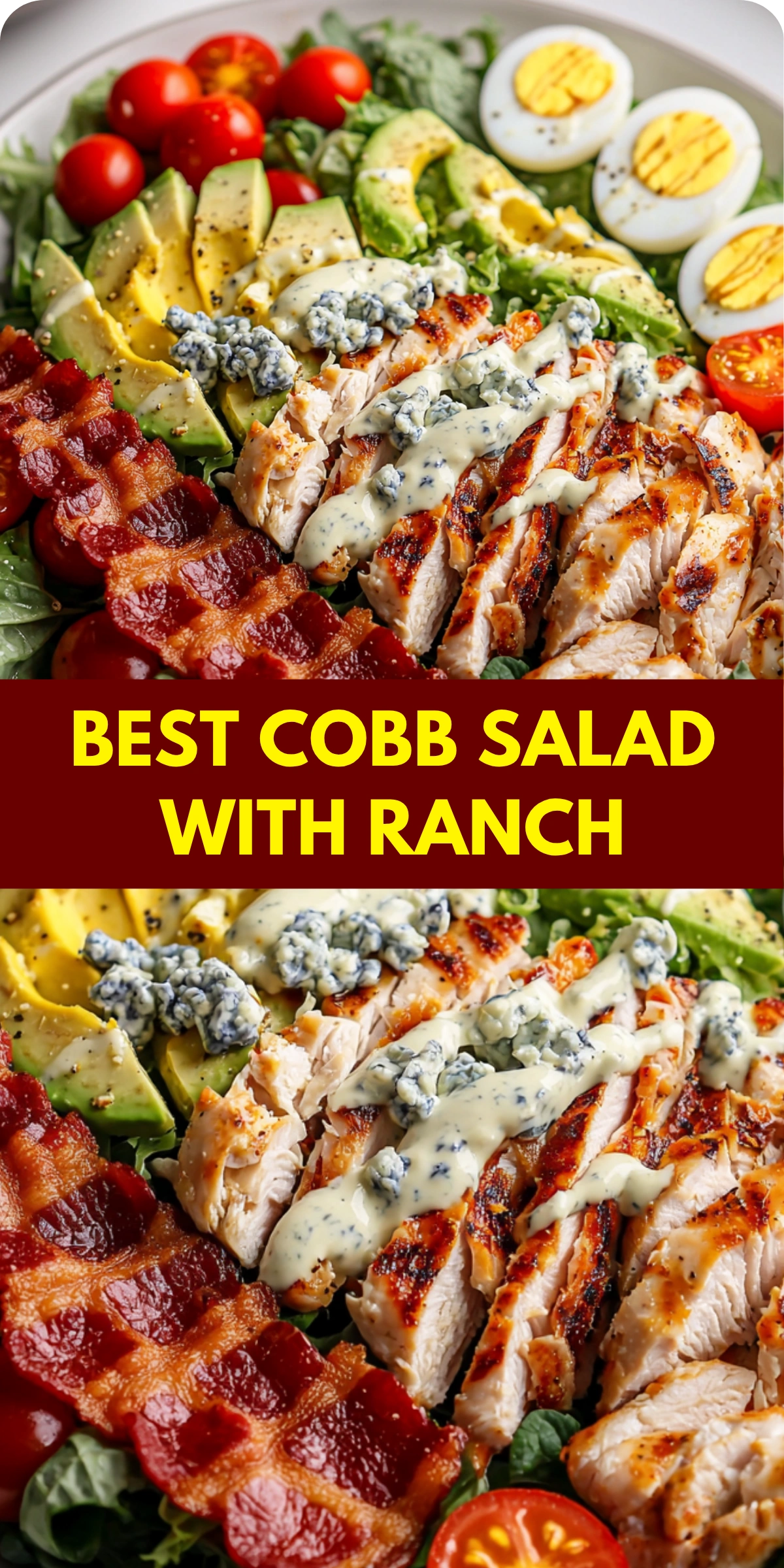 Best Cobb Salad with Ranch