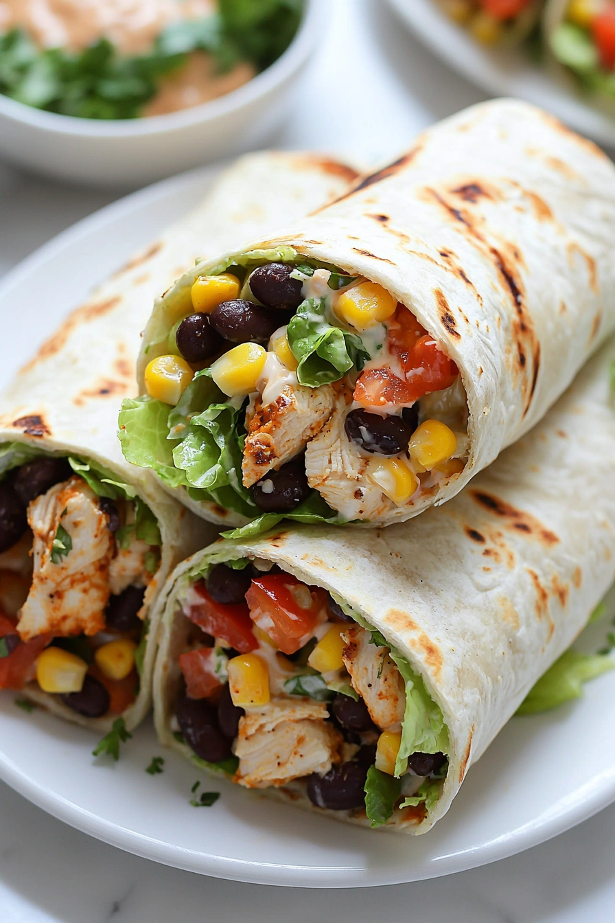 Best Southwest Chicken Wrap