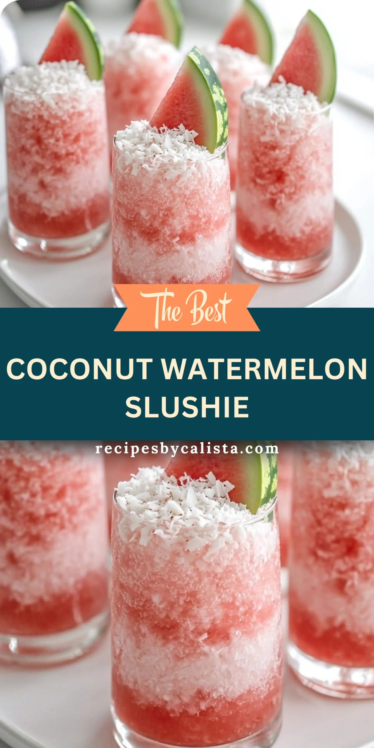 Coconut Watermelon Slushie