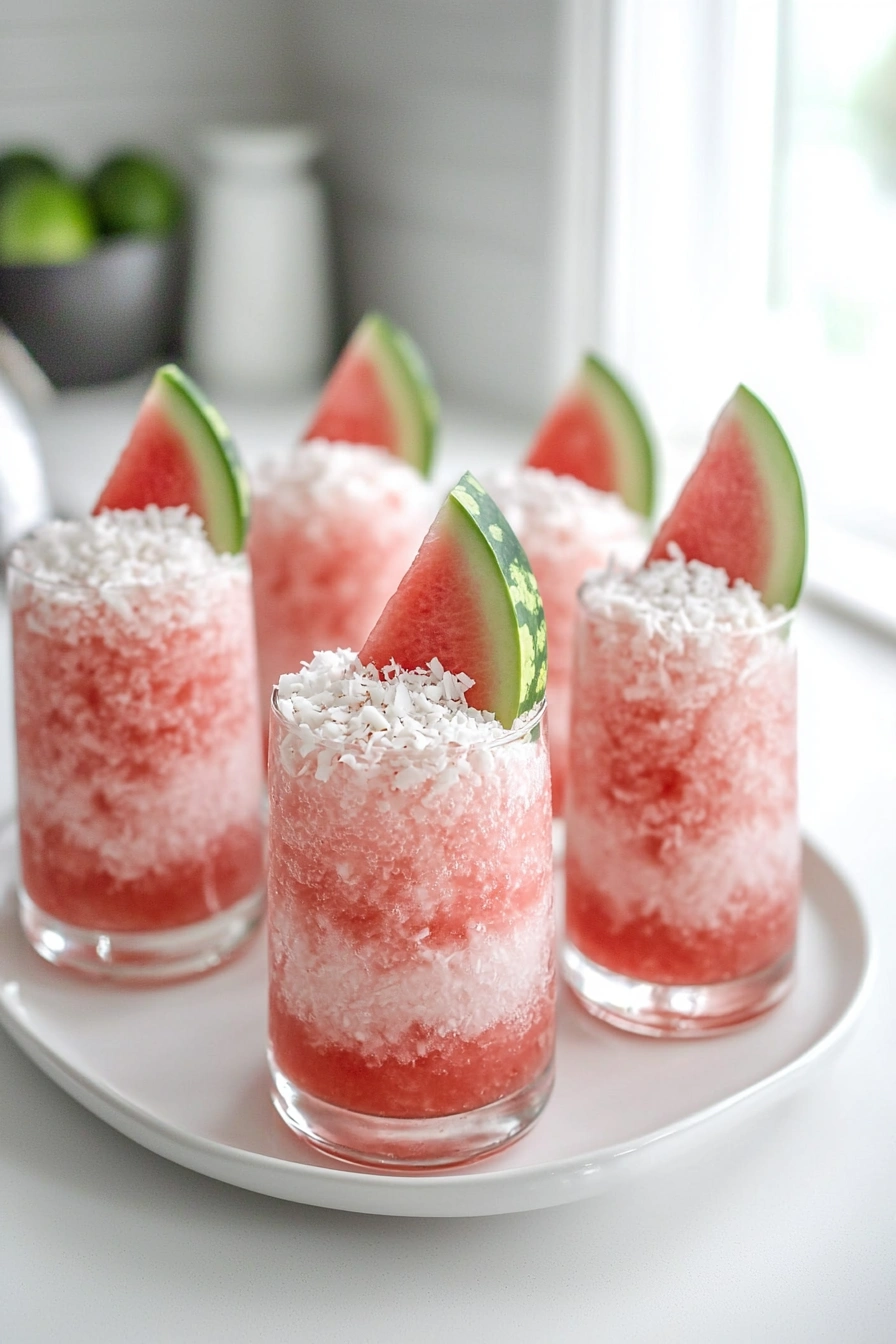 Coconut Watermelon Slushie