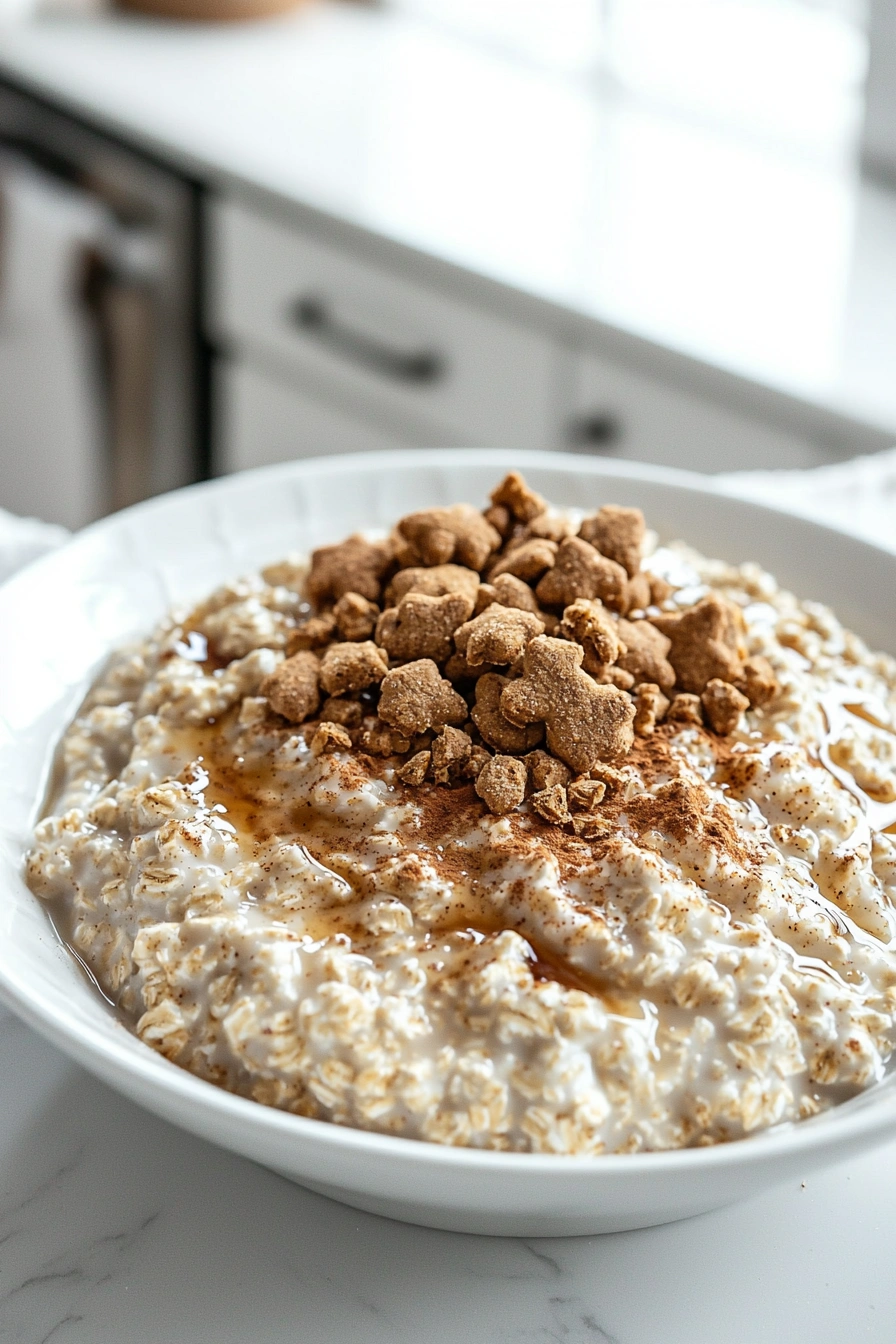 Gingerbread Cookie Overnight Oats