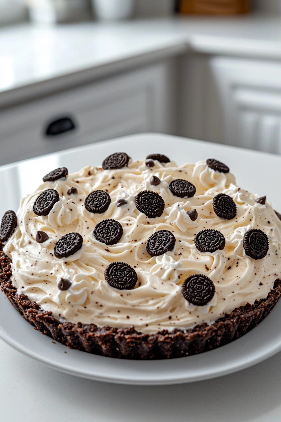 No-Bake Oreo Pie