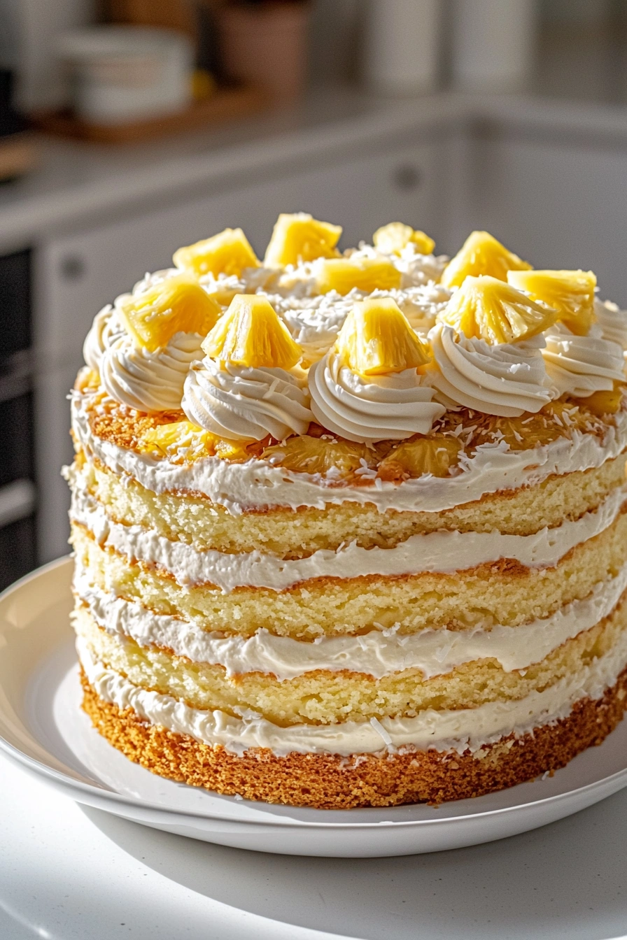 Pineapple Cream Cake