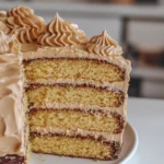 Yellow Cake with Espresso Frosting
