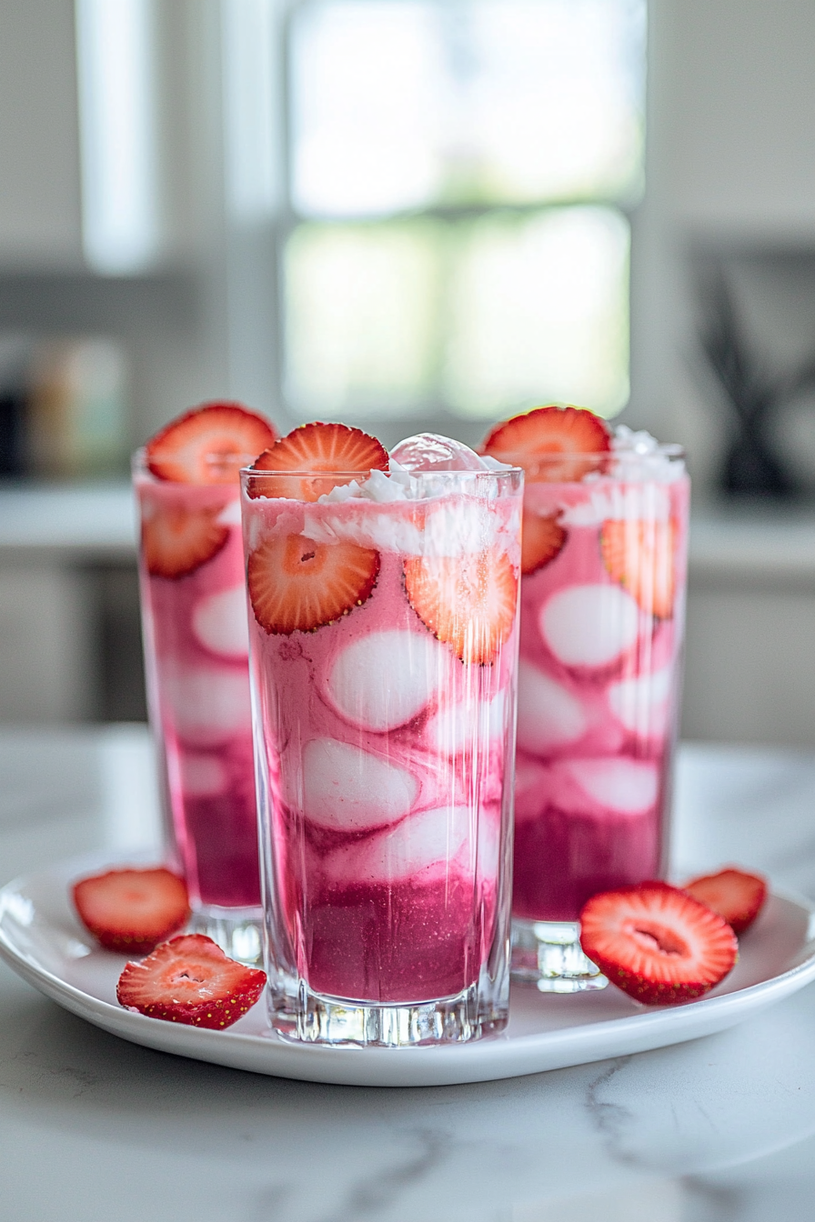 Easy Pink Drink Idea