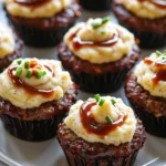 BBQ Meatloaf Cupcakes
