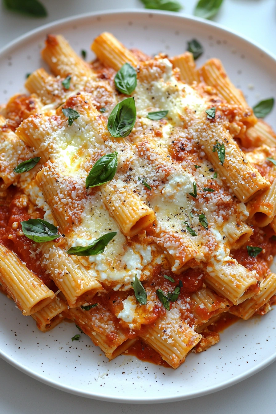 Baked Ziti with Ricotta