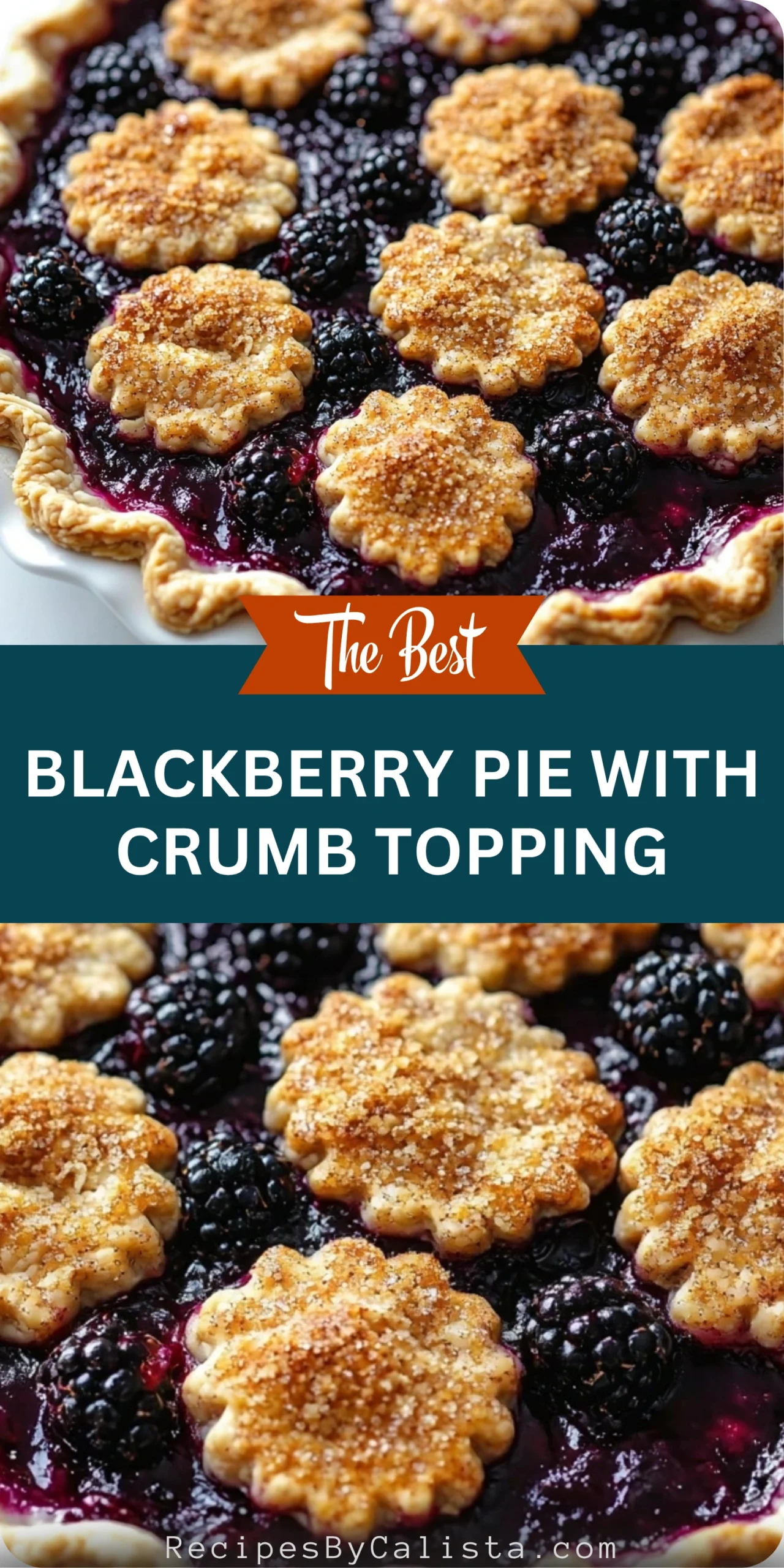 Blackberry Pie with Crumb Topping