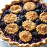 Blackberry Pie with Crumb Topping