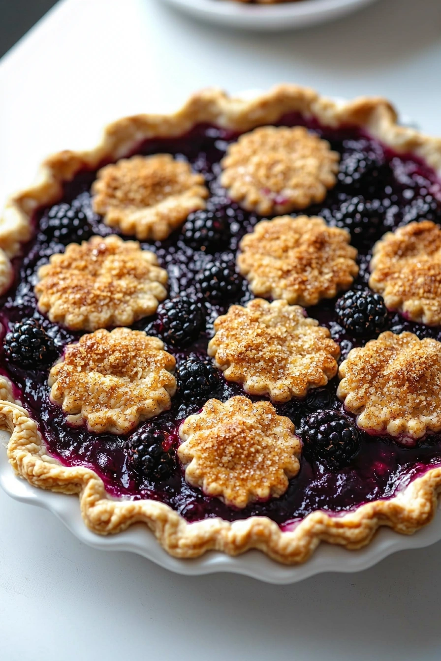 Blackberry Pie with Crumb Topping