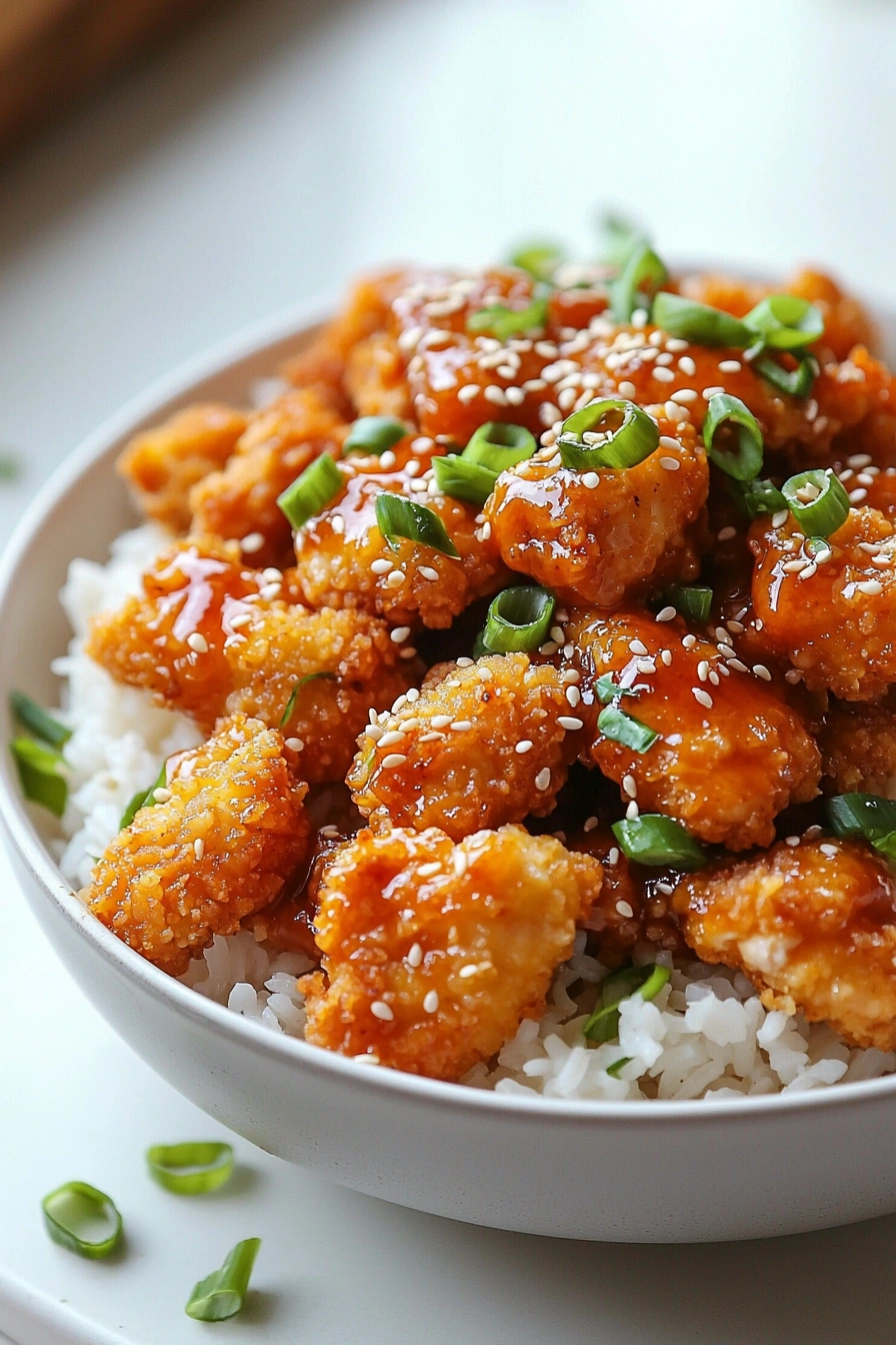 Crispy Bang Bang Chicken Bowl
