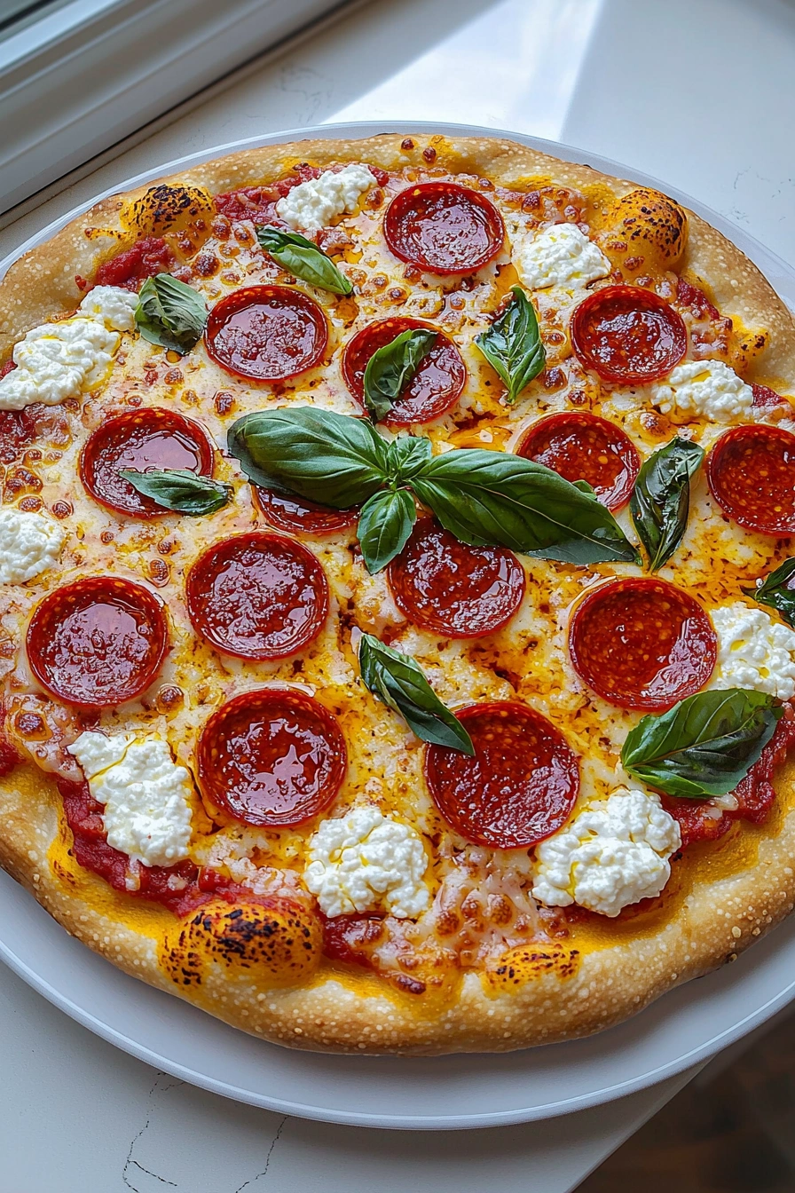 Hot Honey Pepperoni Pizza