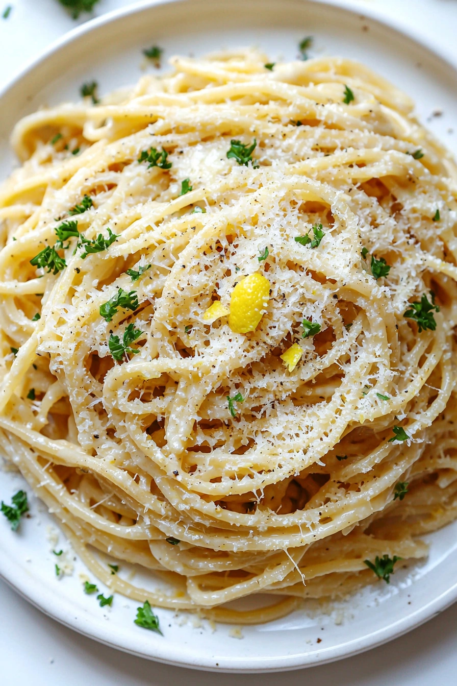 Lemon Butter Garlic Pasta
