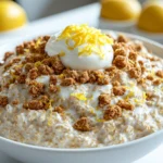 Lemon Cheesecake Overnight Oats