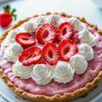 No-Bake Strawberry Cream Pie