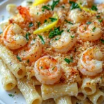 Shrimp Scampi Pasta Bake