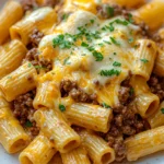 Cheesy Ground Beef Pasta