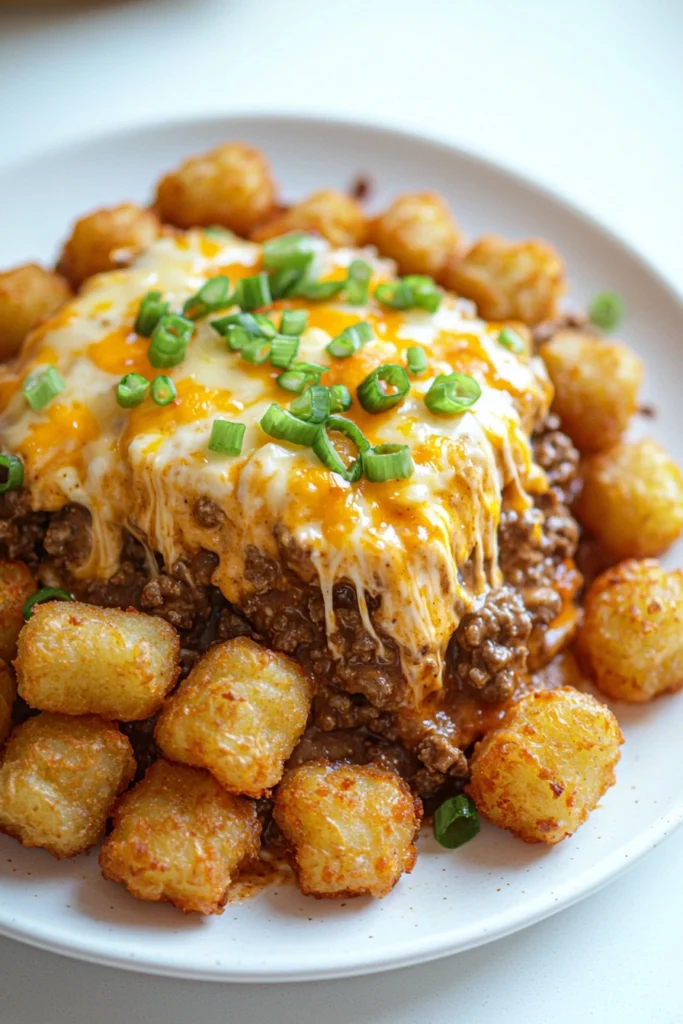 Cowboy Casserole with Tater Tots