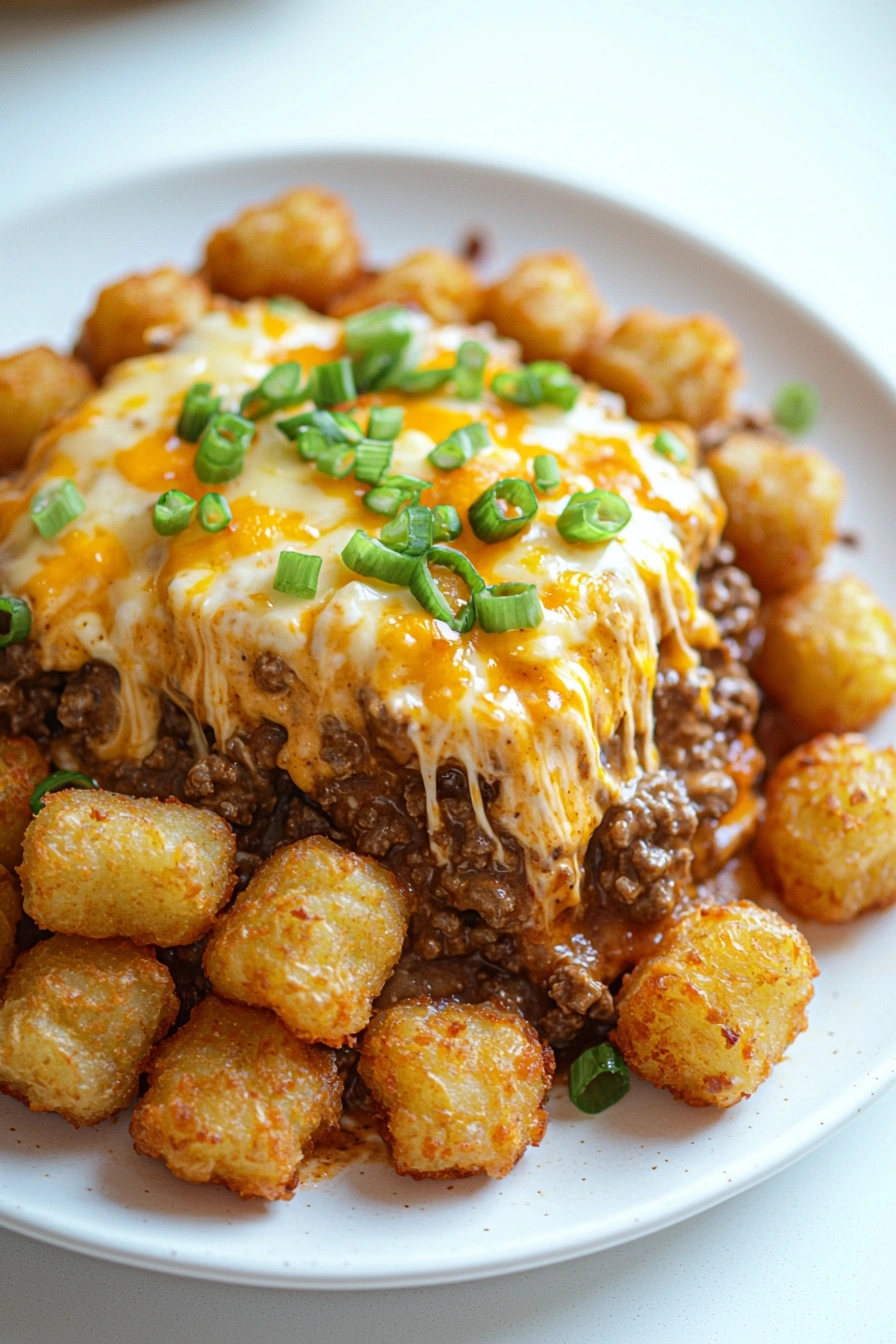 Cowboy Casserole with Tater Tots