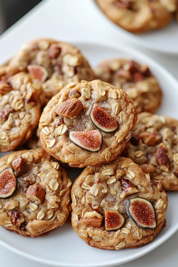Healthy Spiced Fig and Almond Cookies