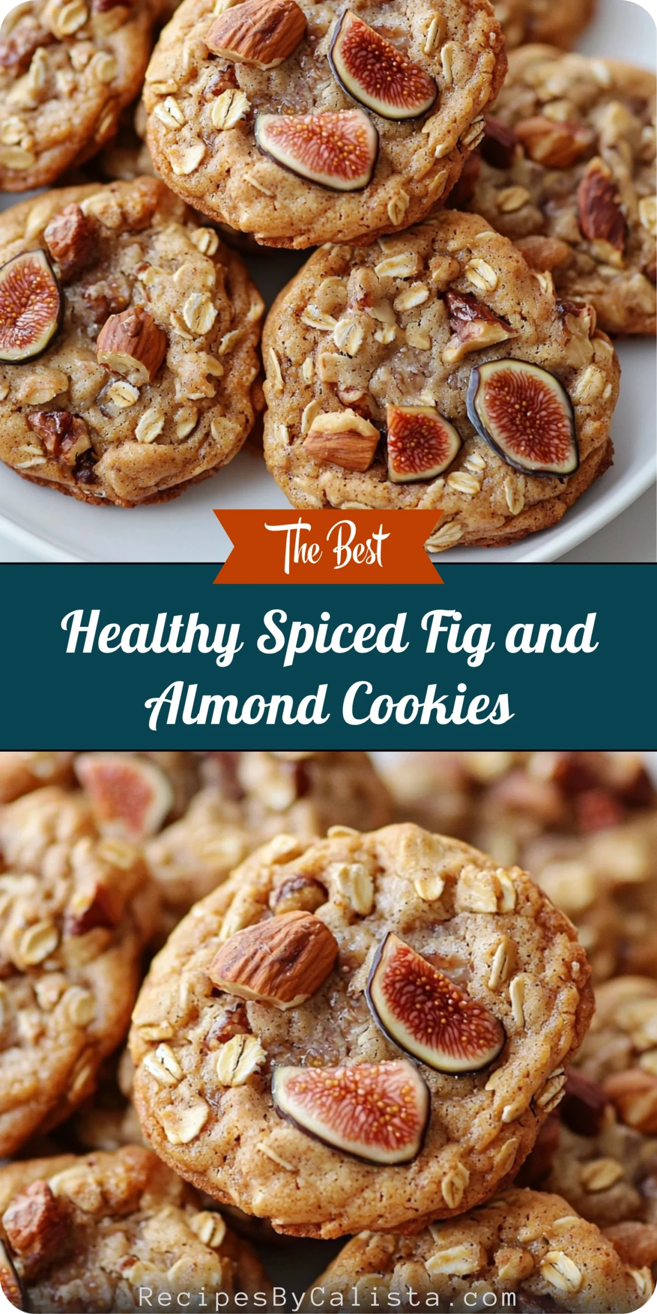 Healthy Spiced Fig and Almond Cookies