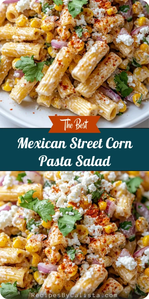 Mexican Street Corn Pasta Salad