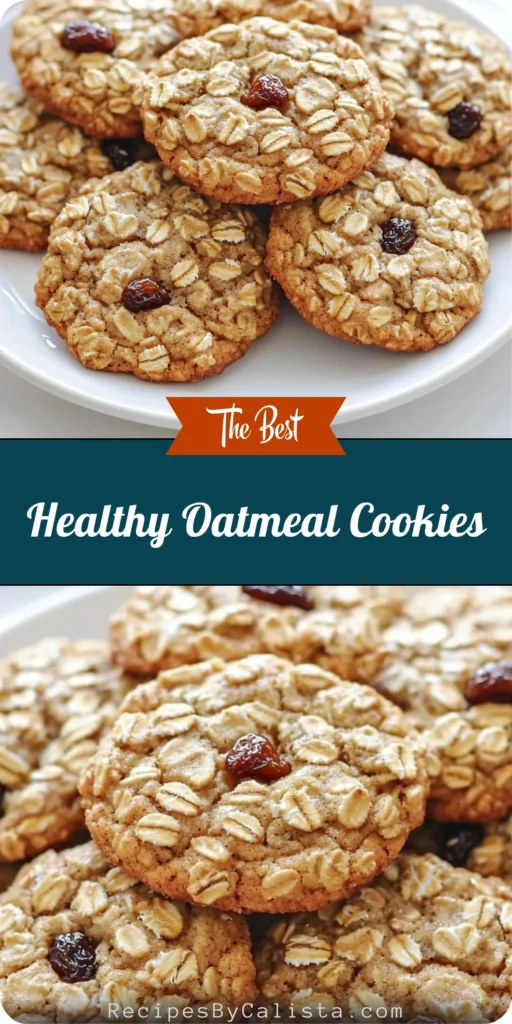 Healthy Oatmeal Cookies